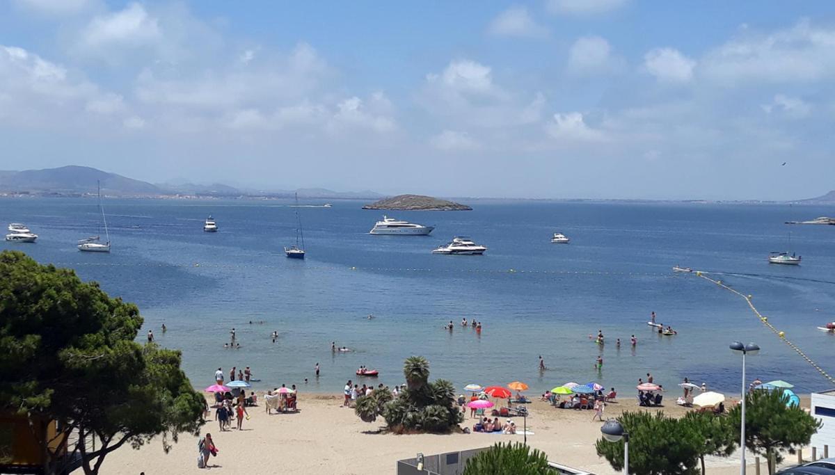 Nido Del Amor Deluxe 1A Linea Terraza Indoorpool Wifi Aire Netflix 10 Metros A Cala Del Pino La Manga Eksteriør billede