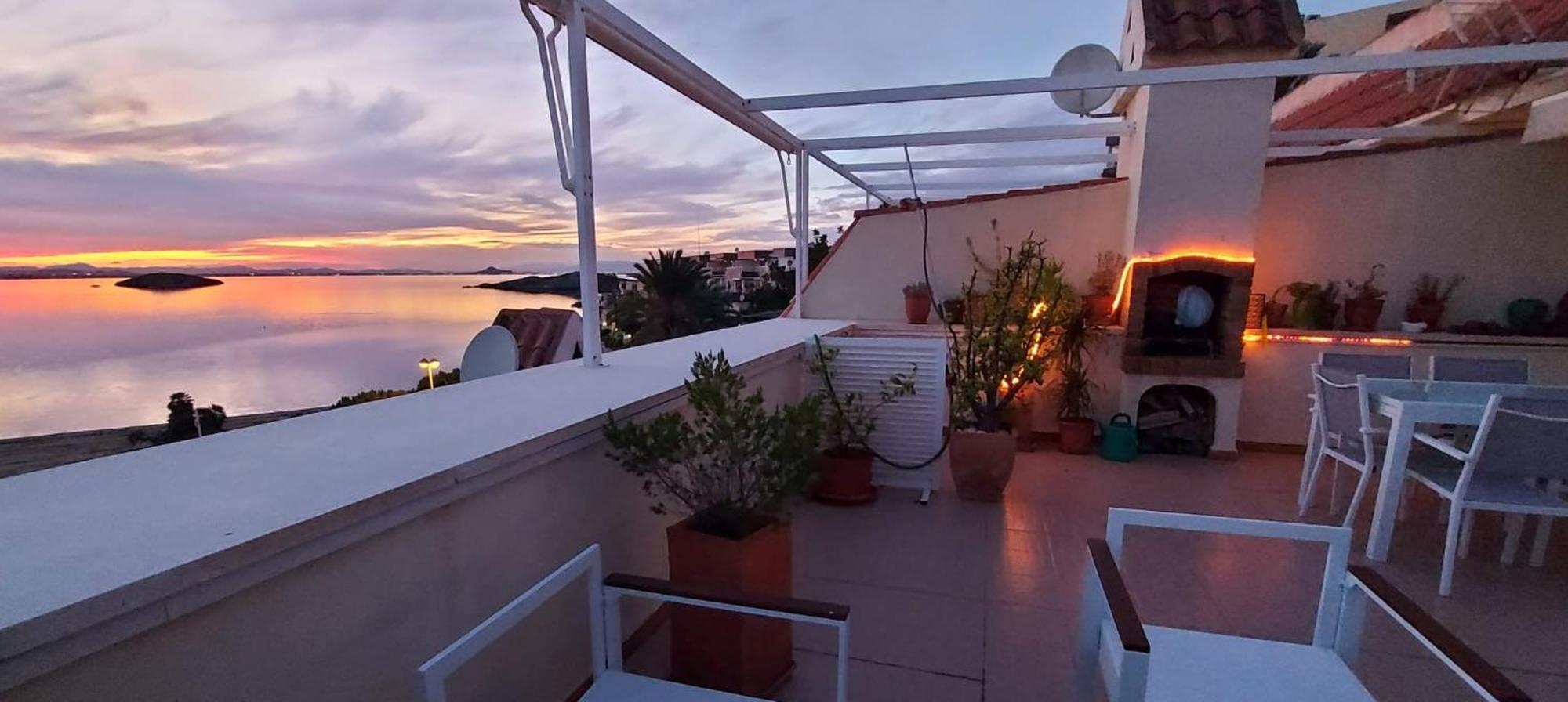 Nido Del Amor Deluxe 1A Linea Terraza Indoorpool Wifi Aire Netflix 10 Metros A Cala Del Pino La Manga Eksteriør billede